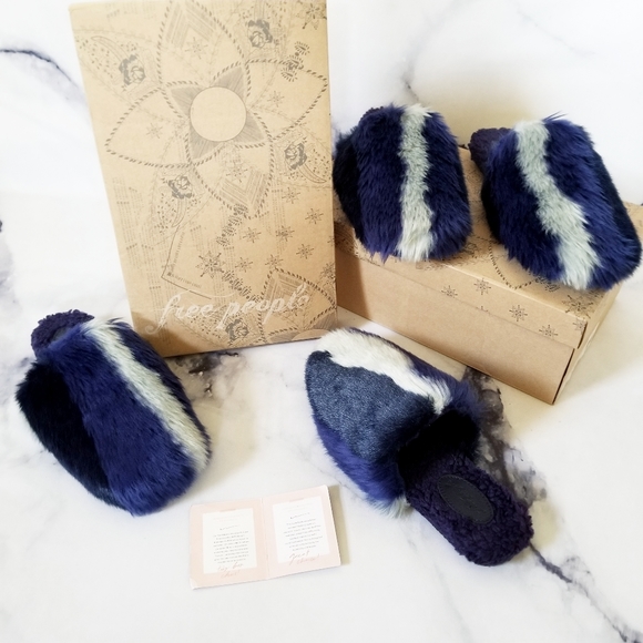 Free People Daylights Slipper in Sapphire Blue - Picture 5 of 15